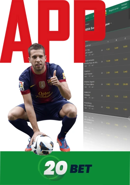 L'application mobile de 20bet